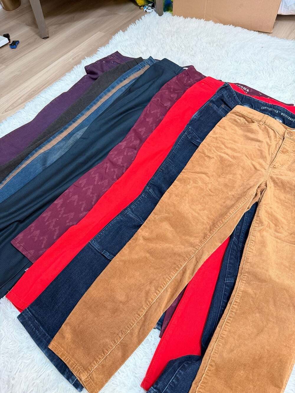 Bundle lot of 8 jeans/pants size 12 women’s regular length Express lee loft dulu - Picture 2 of 16